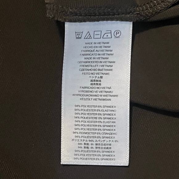 MICHAEL Michael Kors Brown Button Down Shirt Dress with Gold Accents, size 3X - Picture 4 of 4